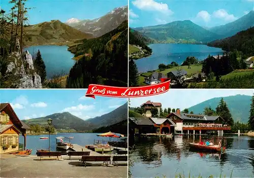 AK / Ansichtskarte 73923013 Lunzersee_Lunz_am_See_AT Jugendheim Anlegestelle Terrassen Restaurant