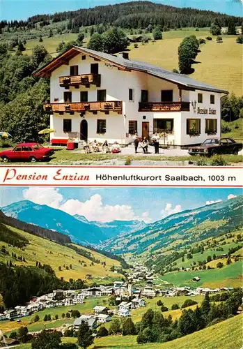 AK / Ansichtskarte 73923018 Saalbach_-Hinterglemm_AT Pension Enzian Panorama