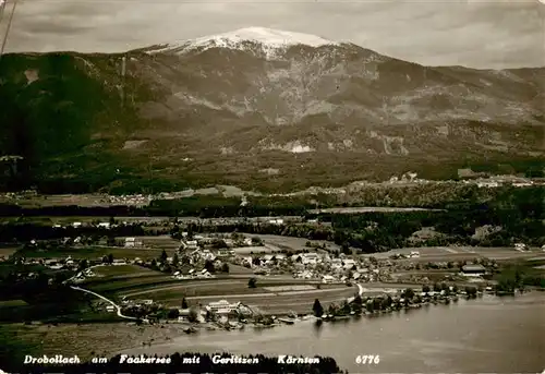 AK / Ansichtskarte 73923031 Drobollach_Faaker_See_Kaernten_AT mit Gerlitzen Fliegeraufnahme