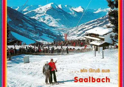 AK / Ansichtskarte  Saalbach_-Hinterglemm_AT Panorama Schlepplift