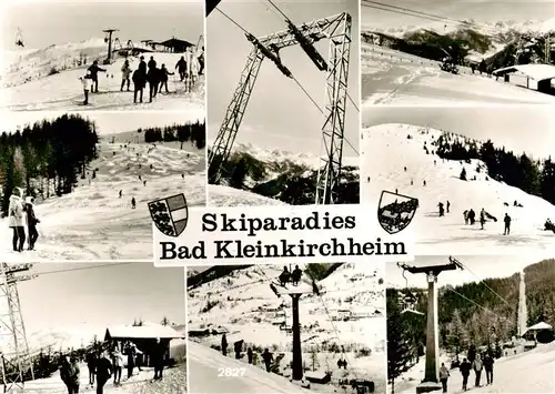 AK / Ansichtskarte  Bad_Kleinkirchheim_Kaernten_AT Skiparadies Skilifte Skipisten