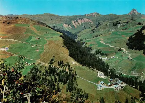AK / Ansichtskarte  Damuels_Vorarlberg_AT Bregenzerwald mit Mittagspitze Fliegeraufnahme