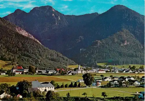 AK / Ansichtskarte  Scharnstein_AT Almtal Blick auf Schloss und Burgruine Scharnstein