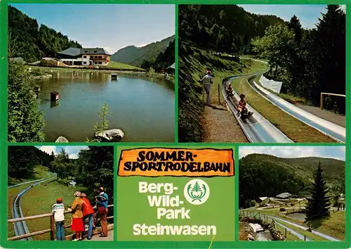 AK / Ansichtskarte  Todtnau Berg Wildpark Steinwasen Sommerrodelbahn Schwanenteich