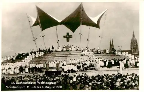 AK / Ansichtskarte 73923129 Muenchen 37. Eucharistischer Weltkongress 1960