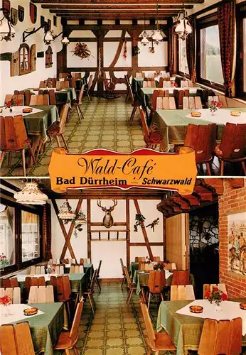 AK / Ansichtskarte 73923135 Bad_Duerrheim Wald Cafe Gastraeume