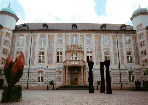 AK / Ansichtskarte  Ettlingen Schloss Innenhof