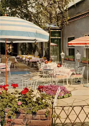 AK / Ansichtskarte 73923194 Ettlingen Hotel Erbprinz Restaurant Terrasse