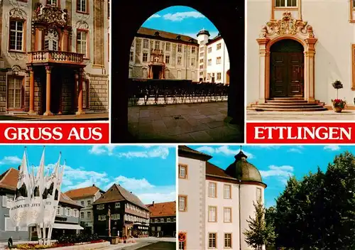 AK / Ansichtskarte 73923204 Ettlingen Motive Stadtzentrum
