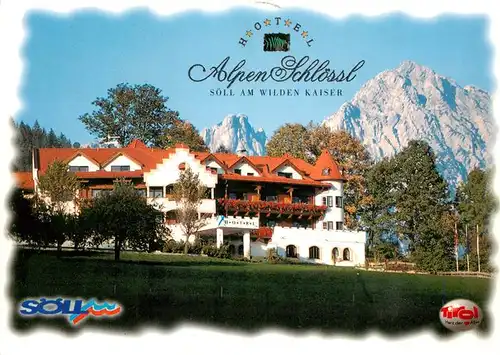 AK / Ansichtskarte 73923259 Soell_Tirol_AT Hotel Alpen Schloessl am Wilden Kaiser Kaisergebirge