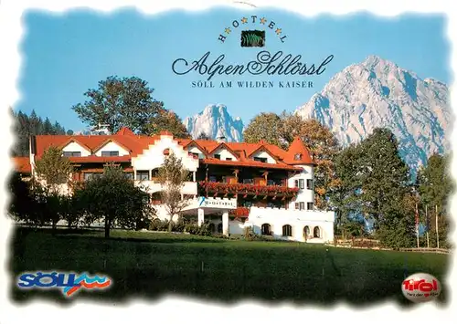 AK / Ansichtskarte  Soell_Tirol_AT Hotel Alpen Schloessl am Wilden Kaiser Kaisergebirge