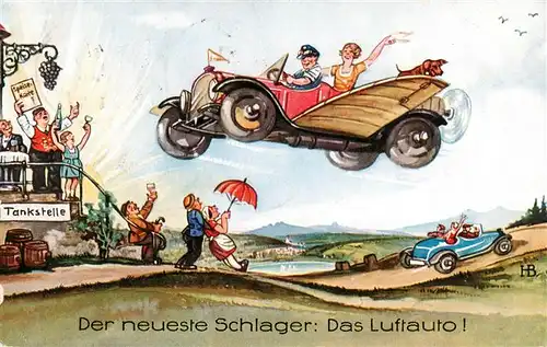 AK / Ansichtskarte  Verlag_HB_Nr. Nr.335 Das Luftauto