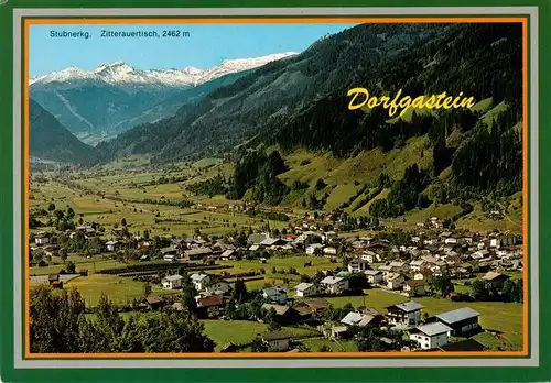 AK / Ansichtskarte  Dorfgastein_AT Fliegeraufnahme mit Stubnerkogel und Zittauertisch