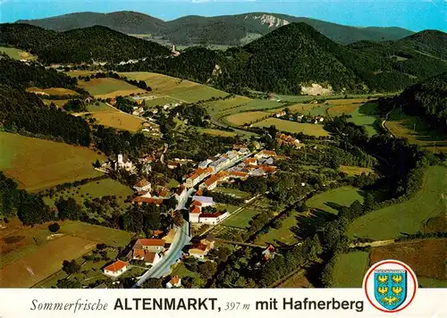 AK / Ansichtskarte  Altenmarkt_Triesting Fliegeraufnahme mit Hafnerberg