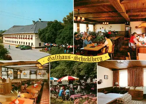 AK / Ansichtskarte 73923453 Rohr_Burgenland_AT Gasthaus Schicklberg Gastraeume Terrasse Zimmer