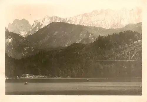 AK / Ansichtskarte  Kiefersfelden Hechtsee mit Kaisergebirge