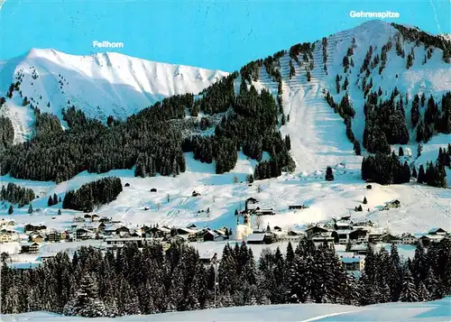 AK / Ansichtskarte 73923601 Riezlern_Kleinwalsertal_Vorarlberg mit Fellhorn und Gehrenspitze
