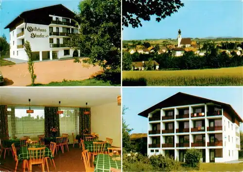 AK / Ansichtskarte 73923610 St_Georgen_Attergau Gasthof Pension Staufer Gaststube Panorama
