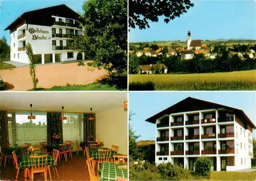 AK / Ansichtskarte  St_Georgen_Attergau Gasthof Pension Staufer Gaststube Panorama