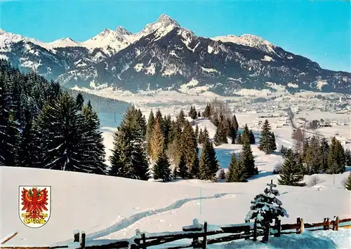 AK / Ansichtskarte  Reutte_Tirol_AT mit Hahnenkamm und Gernspitze