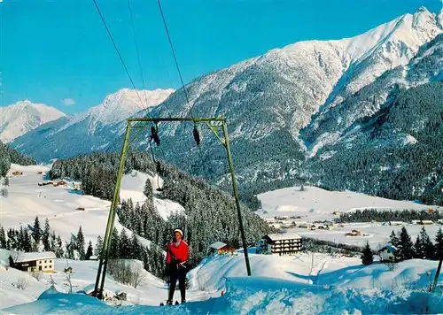 AK / Ansichtskarte  Bach_Lechtal_Tirol_AT Panorama Schlepplift Benglerwald