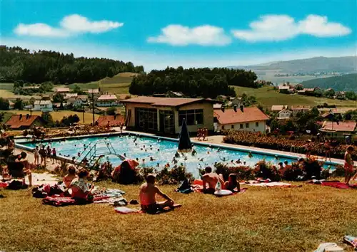 AK / Ansichtskarte  Grafenwiesen Freibad Panorama