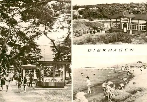 AK / Ansichtskarte 73923705 Dierhagen_Ostseebad Park Strandpartie