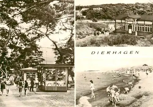 AK / Ansichtskarte  Dierhagen_Ostseebad Park Strandpartie