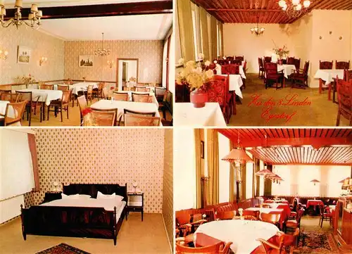 AK / Ansichtskarte 73923747 Egestorf_Nordheide Hotel Zu den Acht Linden Gastraeume Zimmer