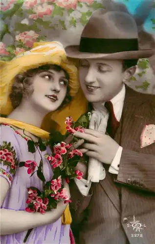 AK / Ansichtskarte  Sol_Brouire Liebespaar