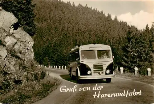 AK / Ansichtskarte 73923910 Auto_West_Virginia_USA Harzrundfahrt Bus 