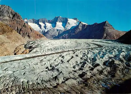 AK / Ansichtskarte  Gletscher Aletschgletscher Wannenhorn 