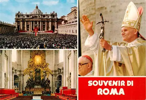 AK / Ansichtskarte 73923921 Papst_Pope_Pape Johannes Paulus 2 Rom 