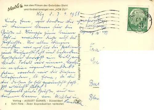 AK / Ansichtskarte  Mecki_Nr. Nr. 3 Diehl-Film HoeR ZU In Erwartung