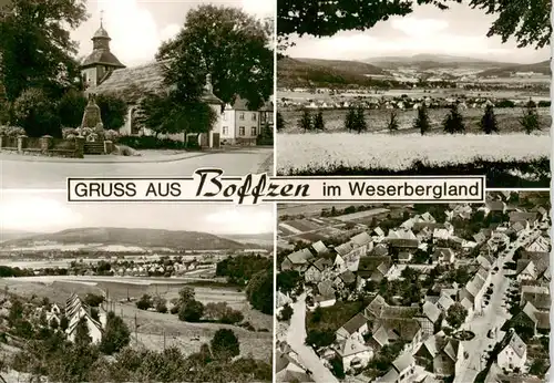 AK / Ansichtskarte 73924025 Boffzen Kirche Panorama Fliegeraufnahme