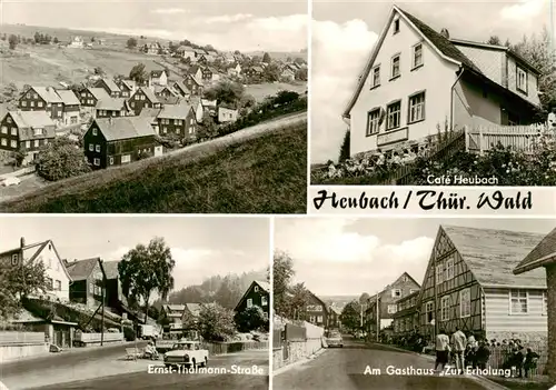 AK / Ansichtskarte  Heubach_Hildburghausen_Thueringen Panorama Cafe Heubach Ernst Thaelmann Strasse Am Gasthaus Zur Erholung