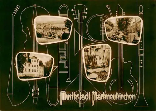 AK / Ansichtskarte 73924034 Markneukirchen Musikstadt Musikinstrumentenbau Teilansichten