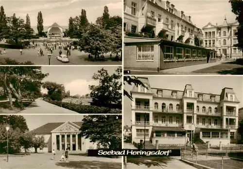 AK / Ansichtskarte  Heringsdorf__Ostseebad_Usedom FDGB Erholungsheime Albin Koebis und Einheit und Giuseppe di Vittorio Kulturhaus