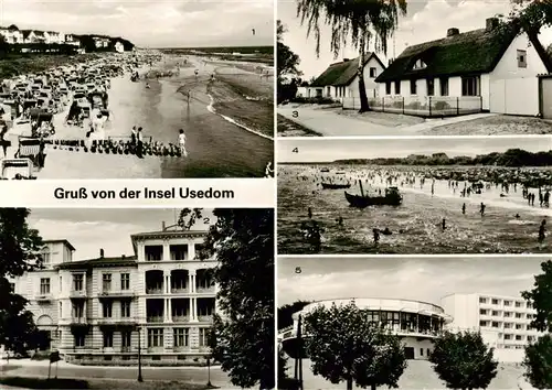 AK / Ansichtskarte 73924081 Usedom Ostseebaeder Bansin Heringsdorf Zempin Ahlbeck Koelpinsee