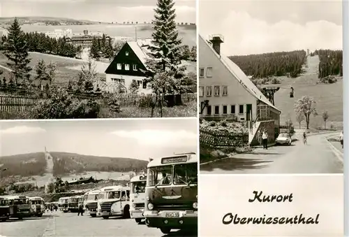 AK / Ansichtskarte  Oberwiesenthal_Erzgebirge Ferienheim Aktivist Schwebebahn Talstation