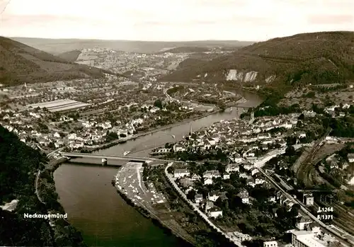 AK / Ansichtskarte  Neckargemuend Fliegeraufnahme