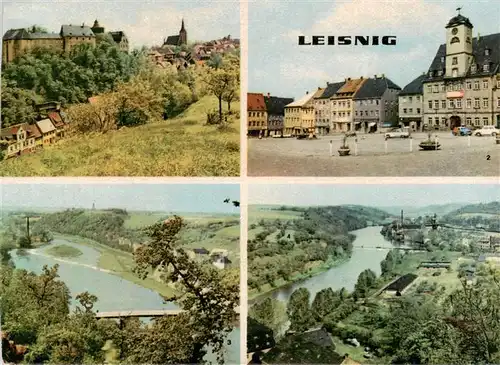 AK / Ansichtskarte  Leisnig Burg Markt Mulde mit Blick nach Tragnitz Muldetalblick