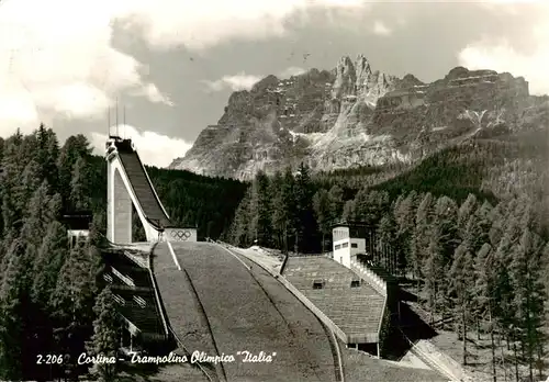 AK / Ansichtskarte 73924163 Cortina_d_Ampezzo_IT Trampolino Olimpico Italia