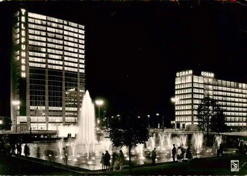 AK / Ansichtskarte  Berlin Ernst Reuter Platz bei Nacht