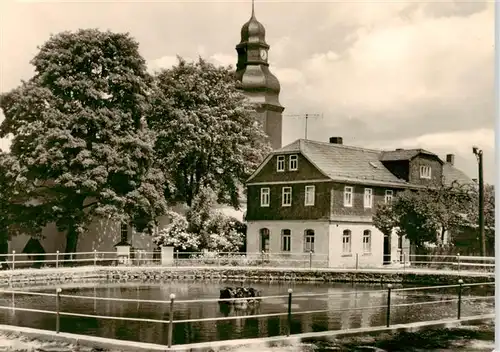 AK / Ansichtskarte  Heinersdorf_Lobenstein Dorfteich