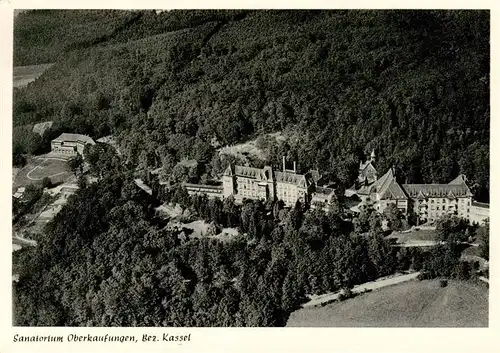 AK / Ansichtskarte  Oberkaufungen Sanatorium Fliegeraufnahme