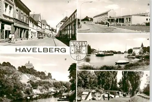 AK / Ansichtskarte  Havelberg Ernst Thaelmann Strasse Dom und Stadtgraben Semmelweiss Strasse An der Havel Campinginsel