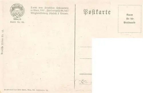 AK / Ansichtskarte  Schulverein_Deutscher_Nr. Nr. 84 Lito 