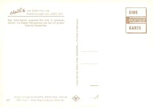 AK / Ansichtskarte  Mecki_Nr. Nr. 507 Diehl-Film HoeR ZU Sternzeichen Krebs