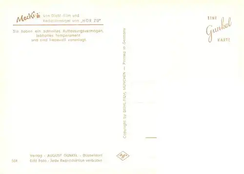 AK / Ansichtskarte  Mecki_Nr. Nr. 504 Diehl-Film HoeR ZU Sternzeichen Widder